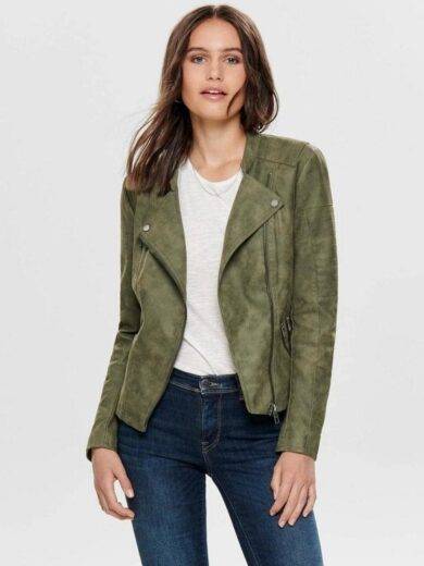 bikerjack dames groen