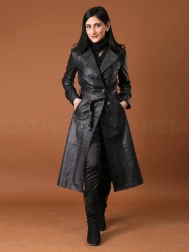 leren jas dames zwart