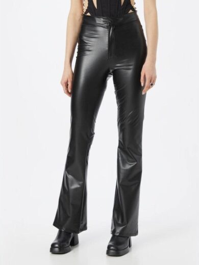 Leren Flared Broek 1