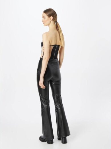 Leren Flared Broek 2