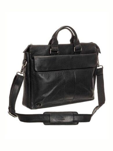 Lederen Laptoptas Heren