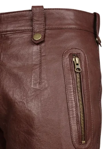 Leren Bruine Broek 1